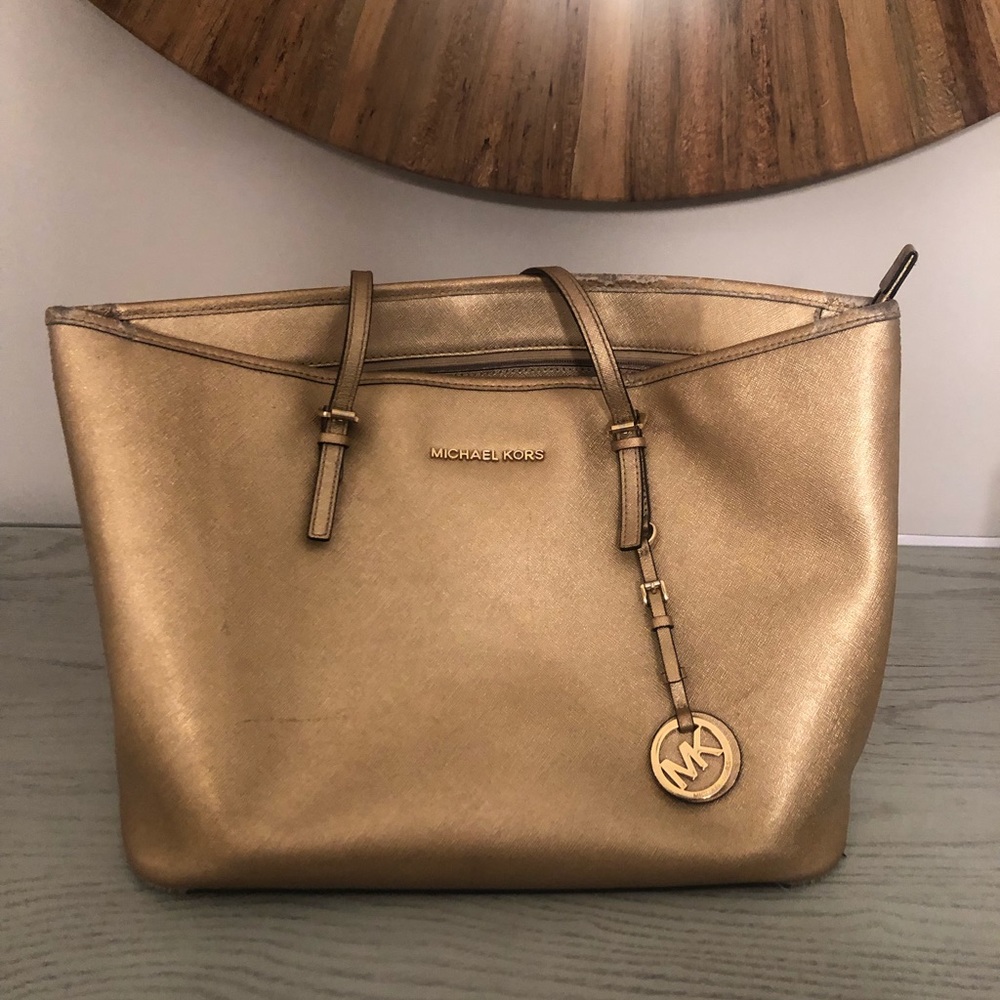 Michael Kora Gold Purse